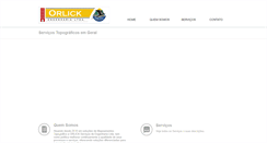Desktop Screenshot of orlick.com.br